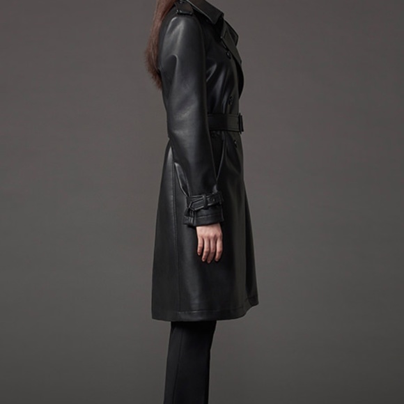 UNIQLO X Carine Roitfeld NEO-LEATHER COAT SIZE S - Picture 3 of 11